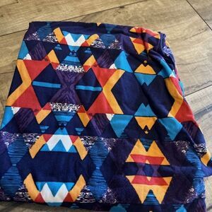 LuLaRoe Geometric Patterned Leggings - Multicolor